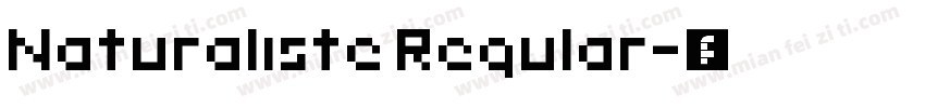 Naturaliste Regular字体转换